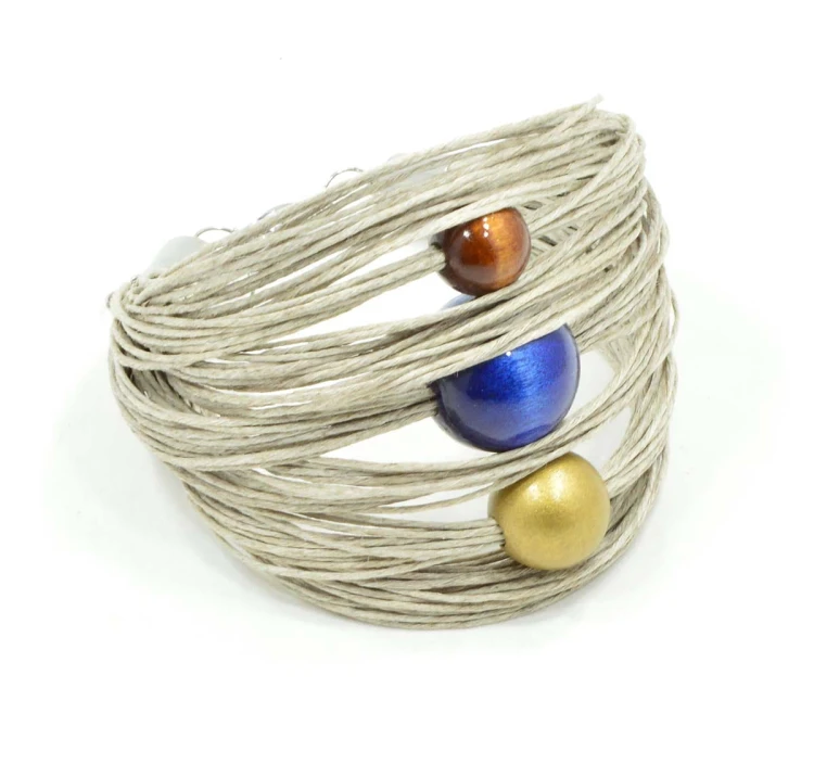 brazowy-niebieski-srebny