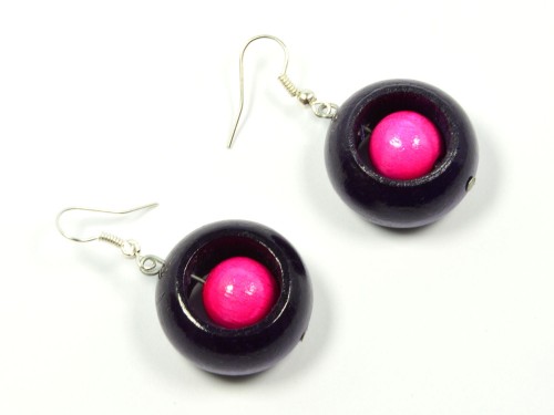 kolczyki-drewniane-fiolet-roz