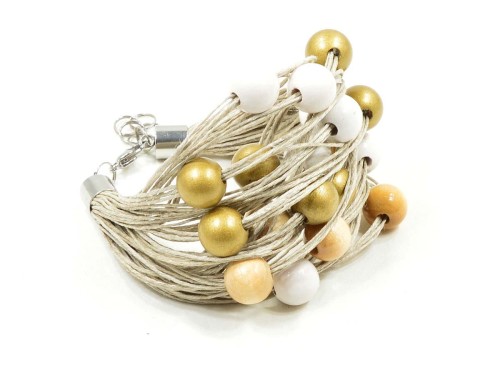 antyczna-bransoletka-lniana