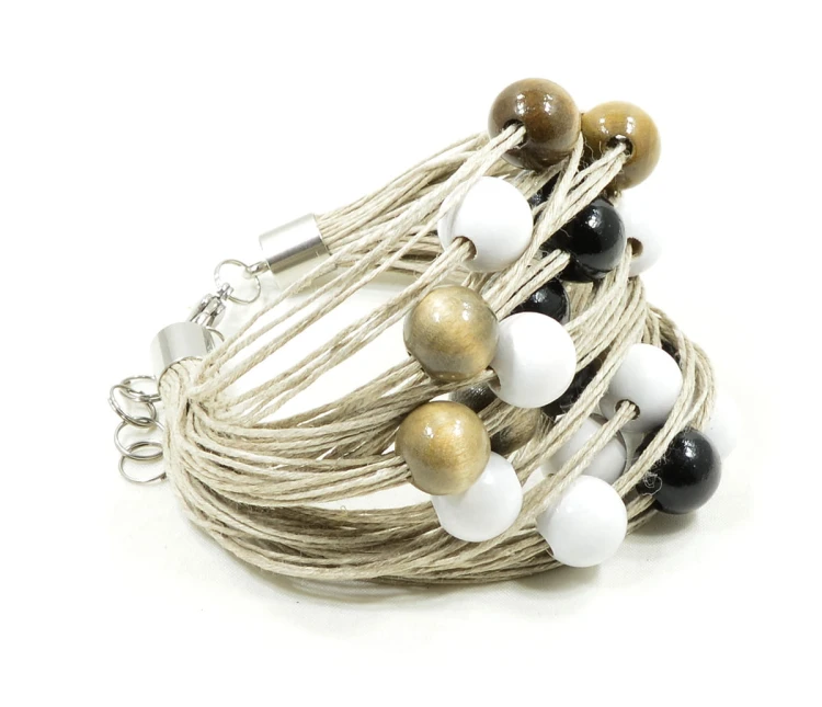 monochromatyczna-bransoletka-lniana