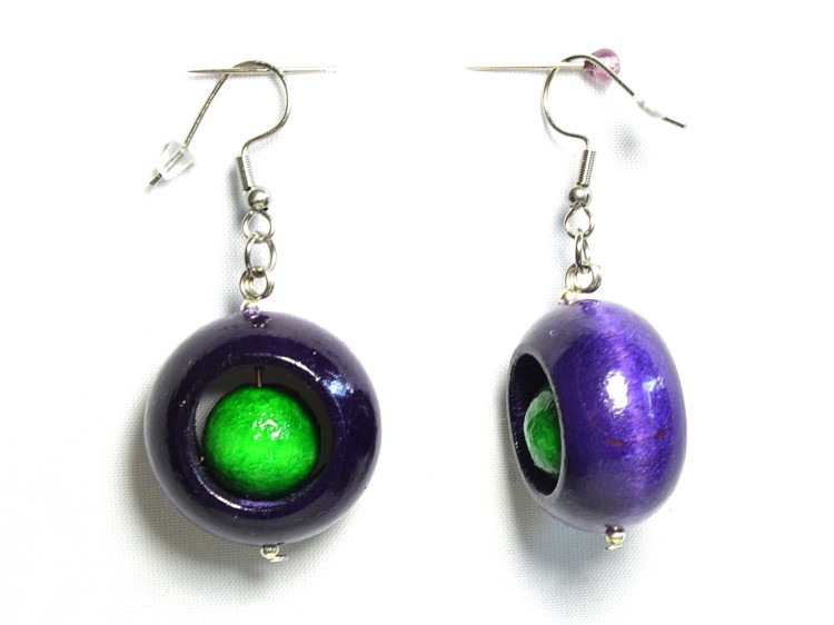 kolczyki-fiolet-zielen