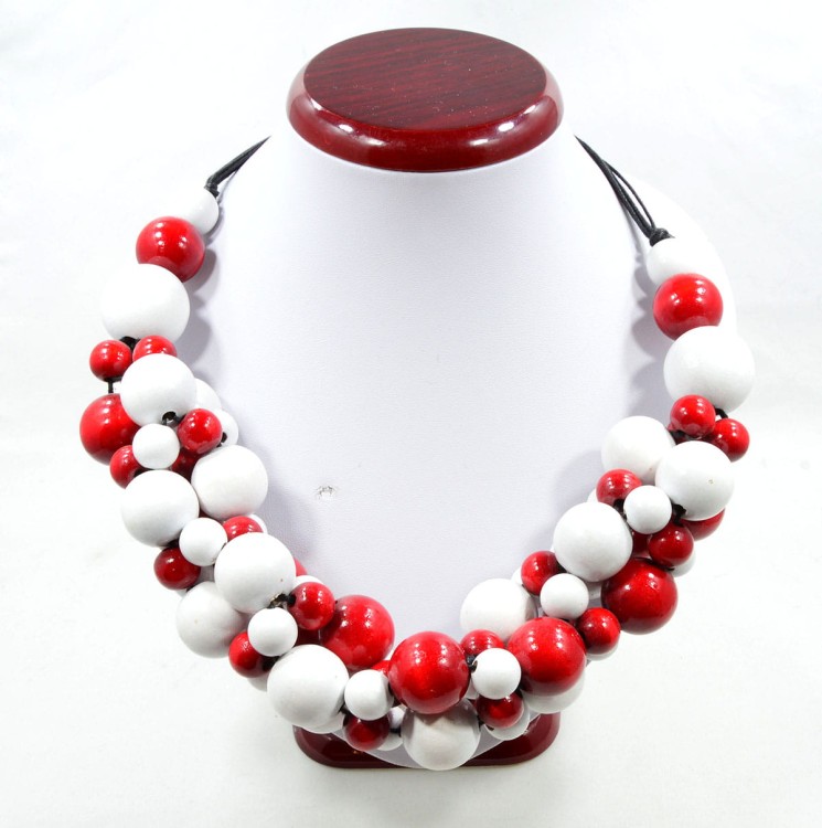 bialo-czerwone-korale-2XL