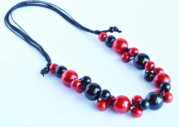 czarno-czerwone-korale-S