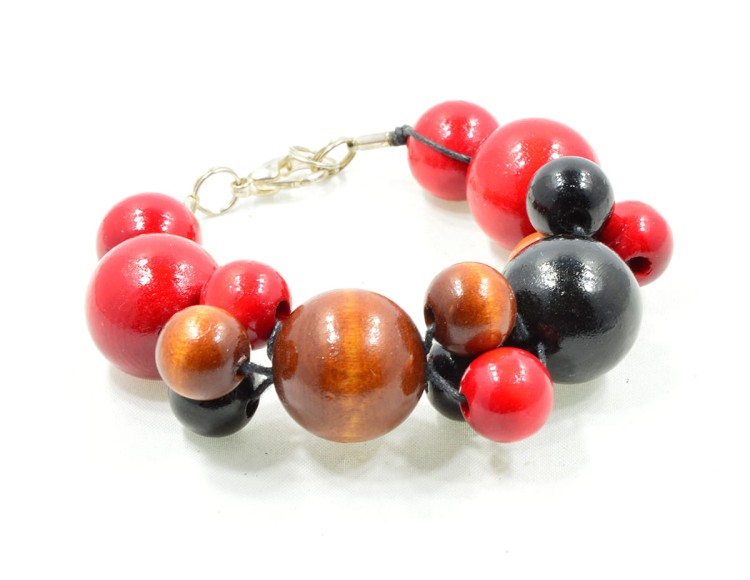 truskawka-bransoletka-drewniana-BR1