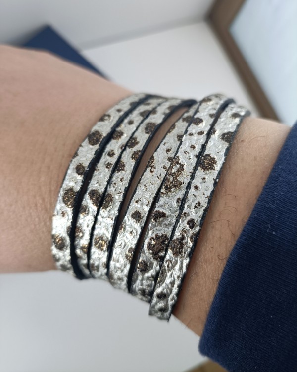 bransoletka-damska-srebrno-brazowa