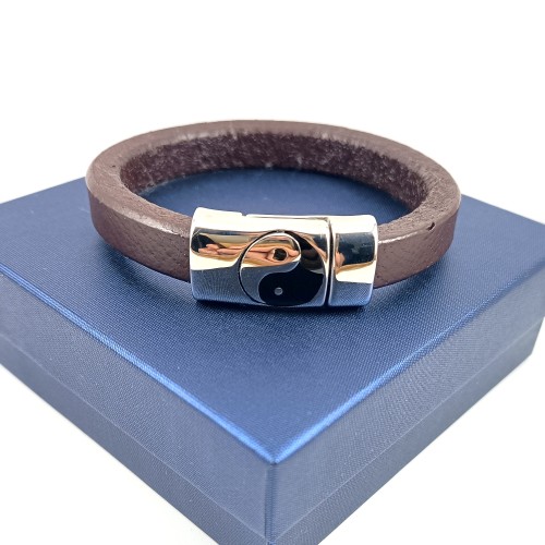 bransoletka-skorzana-damska-brazowa