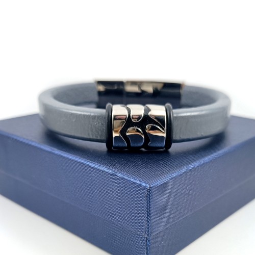 szara-skorzana-bransoletka