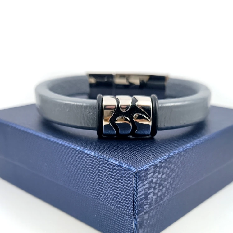 szara-skorzana-bransoletka