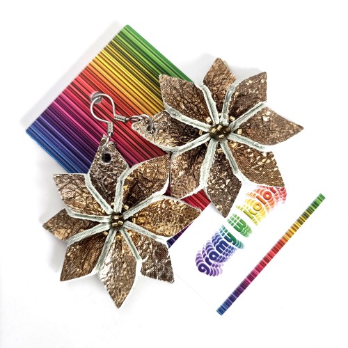 kolczyki-złote-kwiaty