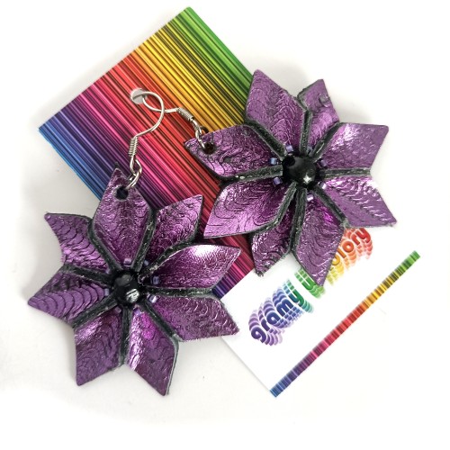 Fioletowe-kolczyki-kwiaty